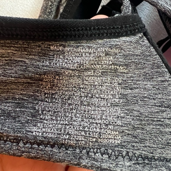 PINK Victoria's‎ Secret Heathered Black Bra Size XS - Picture 4 of 6